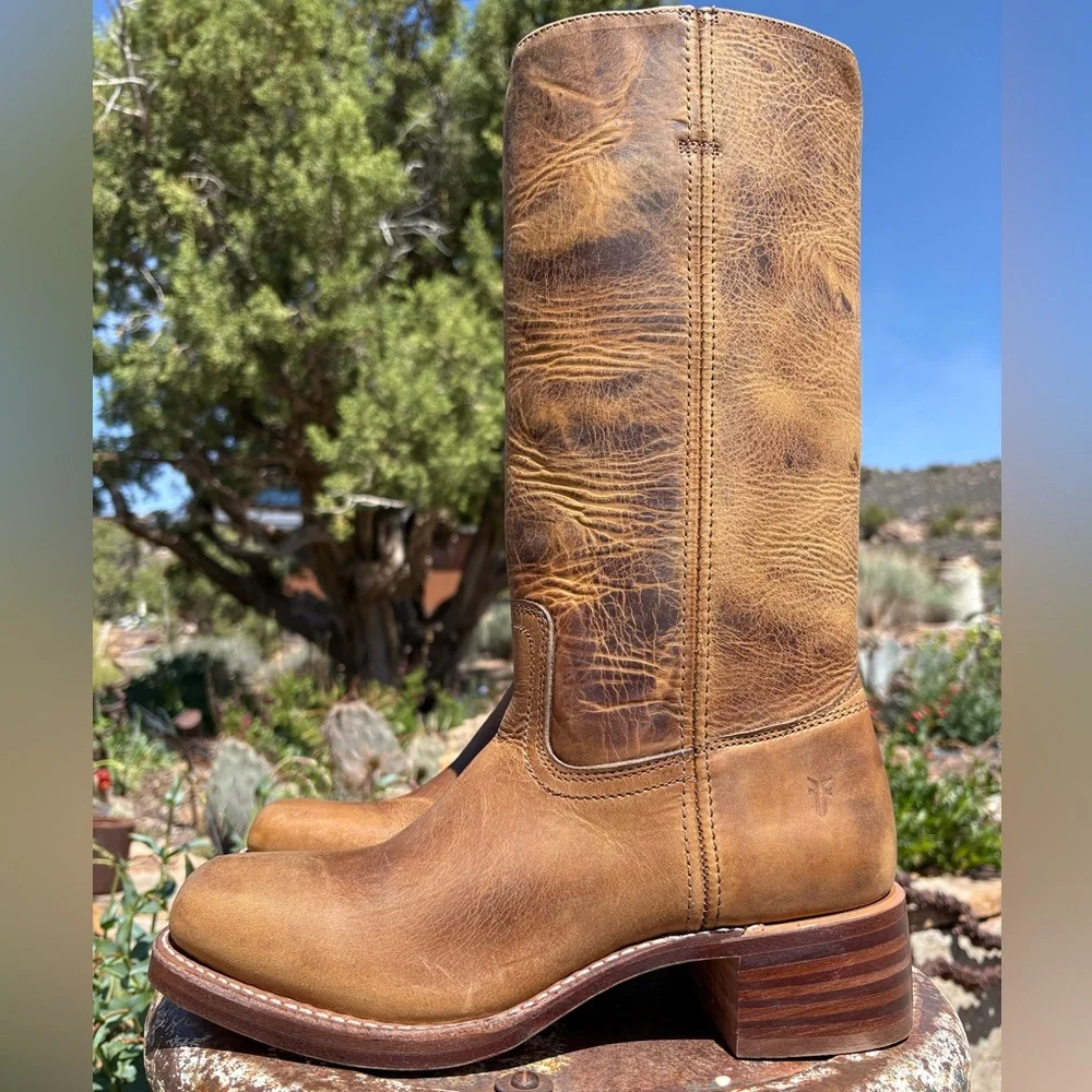 NWT πΊπΈ FRYE 14L Campus Boots - Picture 4 of 16
